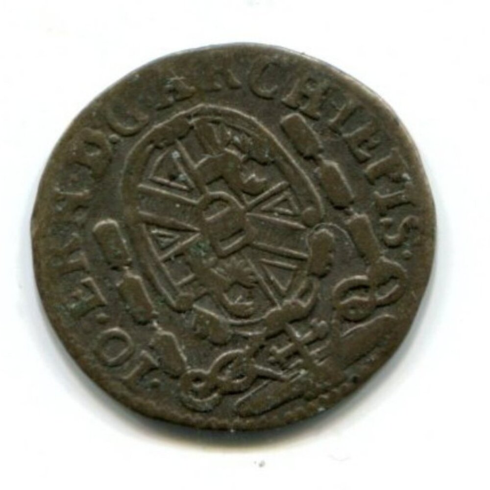 1703 Salzburg 1 Kreuzer Coin (b702)